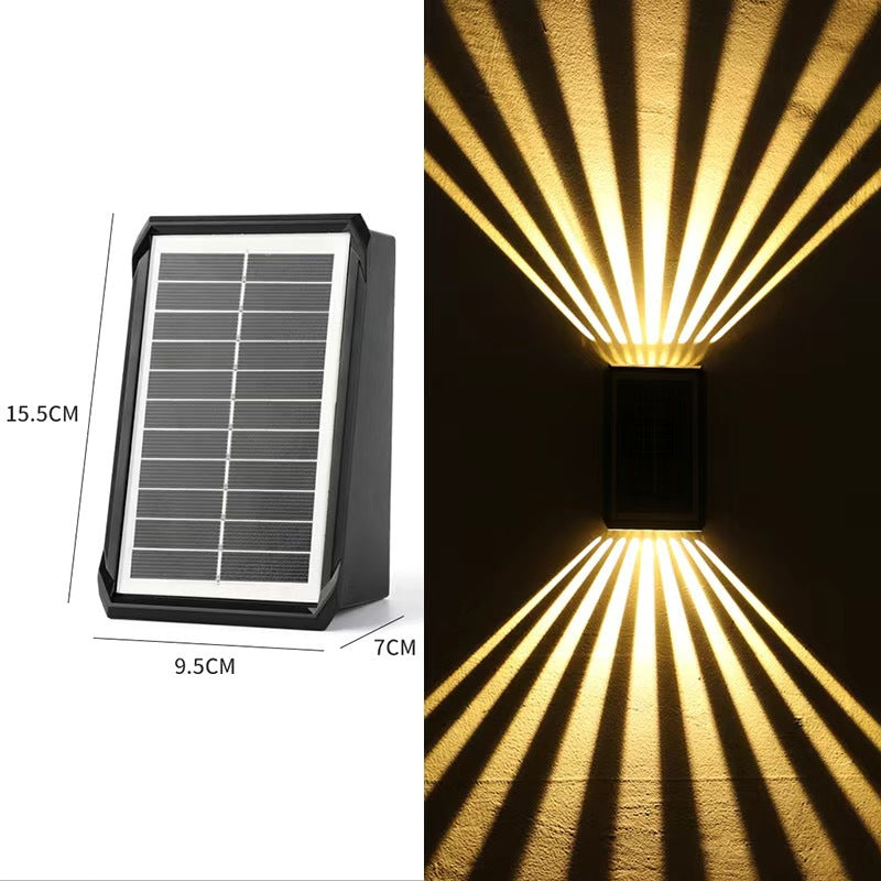 ✨ LETZTER TAG VERKAUF 50% RABATT ✨Wasserdichter 4-LED-Solar-Wandstrahler für den Außenbereich