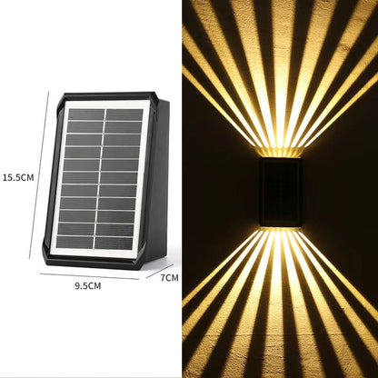 ✨ LETZTER TAG VERKAUF 50% RABATT ✨Wasserdichter 4-LED-Solar-Wandstrahler für den Außenbereich