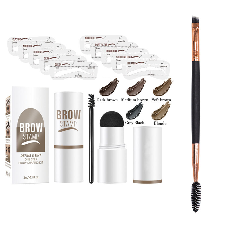 ⏳Begrenzte Zeit 50% Rabatt💥Perfekte Augenbrauen Schablone & Stempel Kit