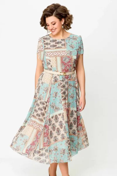 🔥 ¡NUEVO 2025! ¡Exclusivamente en cantidades limitadas! ✨ Vestido patchwork – cómodo y elegante