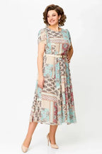 🔥 "NEUHEIT 2025 – Exklusiv nur in limitierter Stückzahl!" ✨ Patchwork-Kleid – bequem & elegant