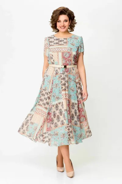 🔥 ¡NUEVO 2025! ¡Exclusivamente en cantidades limitadas! ✨ Vestido patchwork – cómodo y elegante