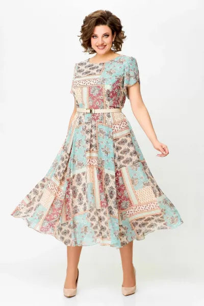 🔥 ¡NUEVO 2025! ¡Exclusivamente en cantidades limitadas! ✨ Vestido patchwork – cómodo y elegante