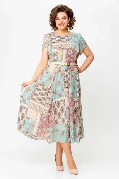 🔥 ¡NUEVO 2025! ¡Exclusivamente en cantidades limitadas! ✨ Vestido patchwork – cómodo y elegante