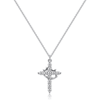 Kette mit Krone und Kreuzanhänger