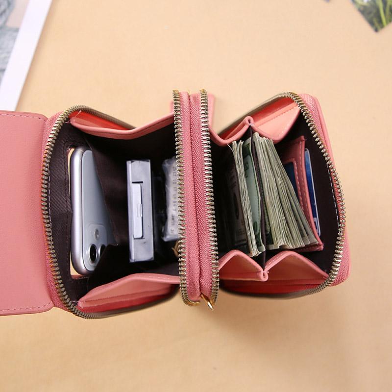 LETZTER TAG AKTION-KAUF 1 ERHALTE 1 GRATIS✨Touchscreen-Messengertasche für Damen – Handy-Ladefach, Diebstahlsicher & Wasserdicht ✨