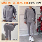 💜 LETZTER TAG DER AKTION – 50 % RABATT 💜Lässiges Sweatshirt-Leggings-Set für Frauen
