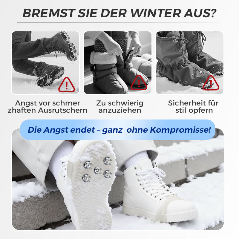 ❄️Winter Sale: Bis zu 50 % Rabatt🔥❄️ Premium Anti-Rutsch-Eis-Spikes – Die Safeste Wahl Für Einen Winter Ohne Stürze!