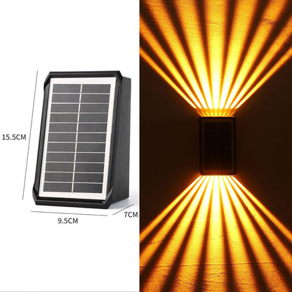 ✨ LETZTER TAG VERKAUF 50% RABATT ✨Wasserdichter 4-LED-Solar-Wandstrahler für den Außenbereich