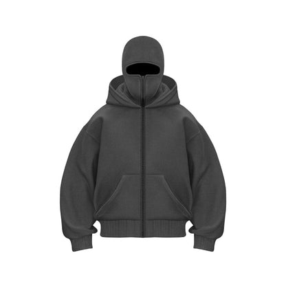 🎁 Heiße Aktion: 50 % Rabatt 🔥 Ninja Zip-Up Hoodie für Herren & Damen – Rundumschutz