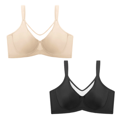 Damen eleganter transparenter Vollschalen-BH in großen Größen