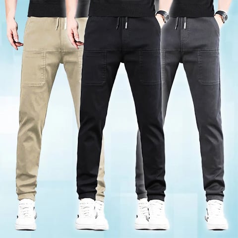 🔥VENTA CALIENTE 2025 🥰 MultiPants – Pantalones cargo duraderos, de alta elasticidad y con múltiples bolsillos