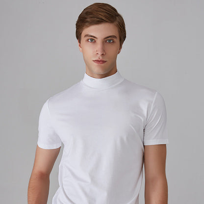 🔈🔈2026 Heißer Verkauf - 60% RABATT🎁Hochgeschlossenes Slim-Fit-T-Shirt für Herren
