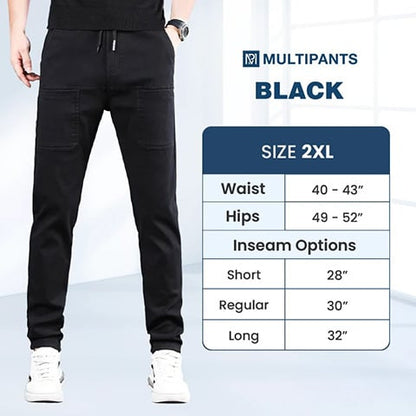🔥VENTA CALIENTE 2025 🥰 MultiPants – Pantalones cargo duraderos, de alta elasticidad y con múltiples bolsillos