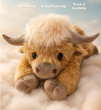 🔥Heißer Verkauf 50% Rabatt🎁Niedliches Zeichentrick-Highland-Kuh-Kuscheltier