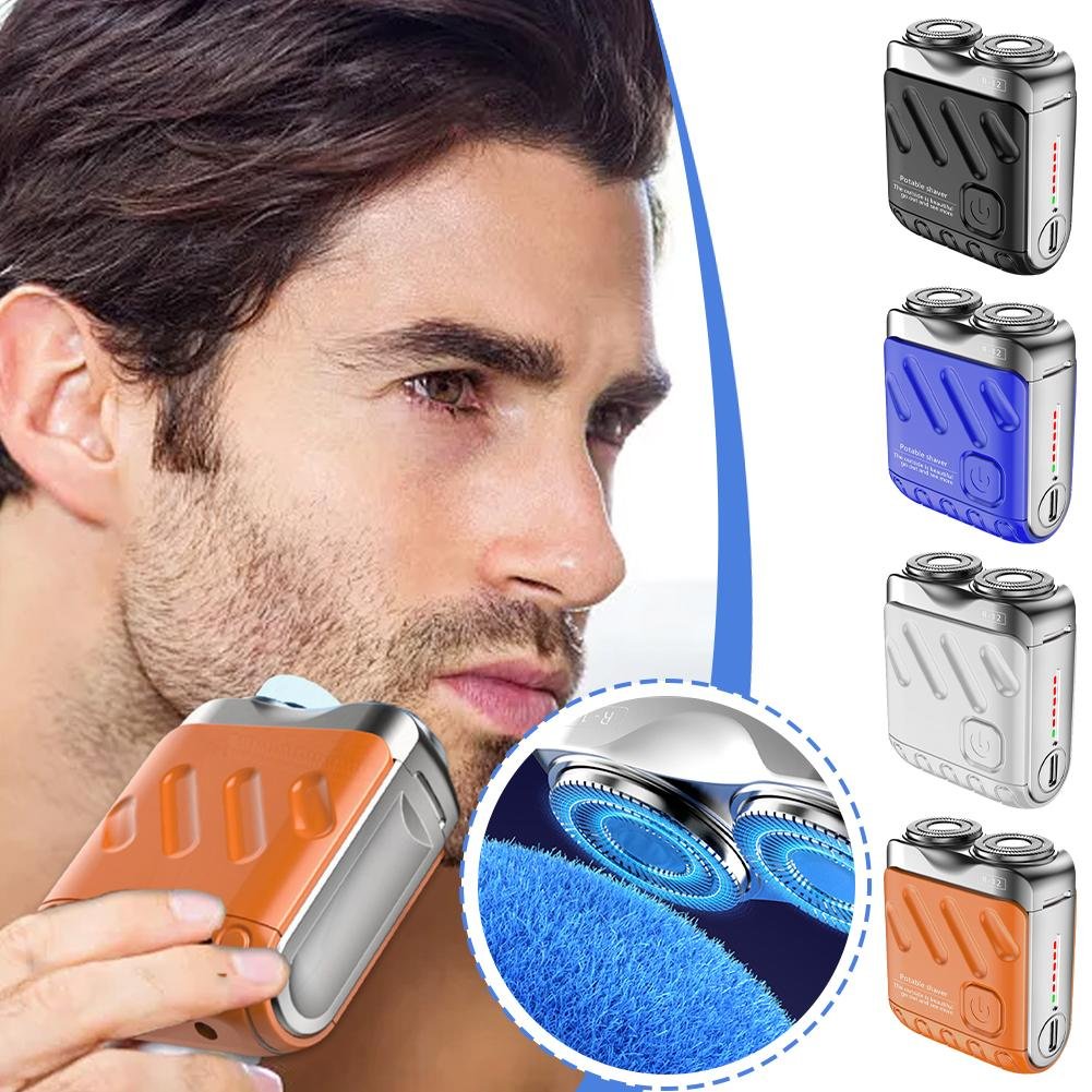 🔥2026 New Arrivals: 50% OFF for a Limited Time!🔥Mini Electric Rotary Dual Ring Pocket Shaver