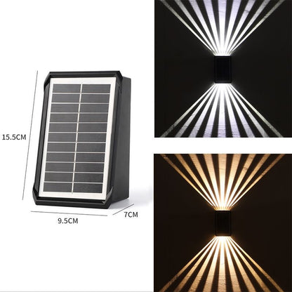 ✨ LETZTER TAG VERKAUF 50% RABATT ✨Wasserdichter 4-LED-Solar-Wandstrahler für den Außenbereich