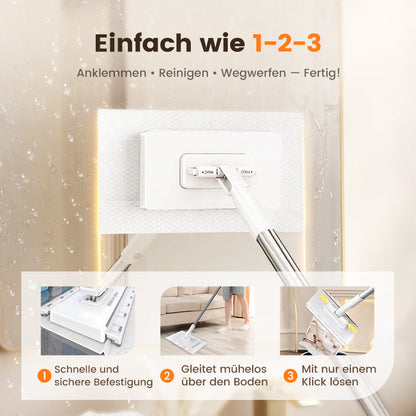 💥💥1+4 gratis!🧹🔥Staubmopp – praktisch, effektiv & wiederverwendbar