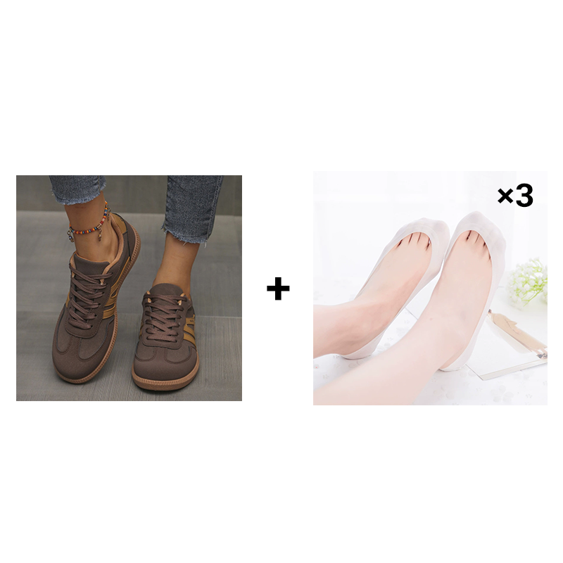 🏆Blitzangebot⚡Über 5K+ verkauft!💥!Damen Stylische Runde Zehen Rutschfeste Freizeitschuhe