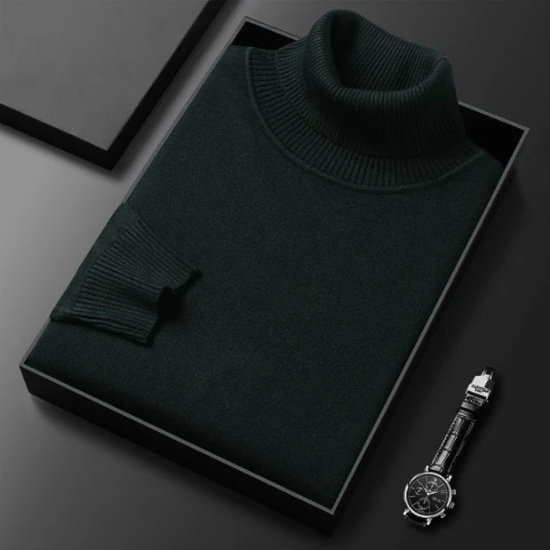 🔥🔥Kostenloser Versand✨ Premium Kaschmirpulli Herren Einfarbig - Weiches Wohlfühlgarn mit Moderner Passform für Business & Freizeit 👔🎯