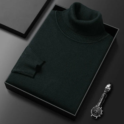 🔥🔥Kostenloser Versand✨ Premium Kaschmirpulli Herren Einfarbig - Weiches Wohlfühlgarn mit Moderner Passform für Business & Freizeit 👔🎯