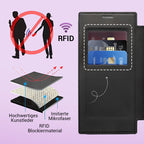 [🔥Der niedrigste Preis von heute]Neue strukturierte Flip-Leder-Handyhülle für Samsung