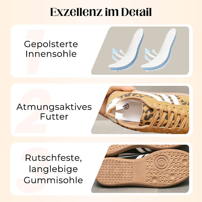 🏆Blitzangebot⚡Über 5K+ verkauft!💥!Damen Stylische Runde Zehen Rutschfeste Freizeitschuhe