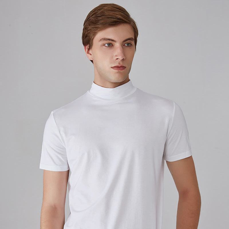 🔈🔈2026 Heißer Verkauf - 60% RABATT🎁Hochgeschlossenes Slim-Fit-T-Shirt für Herren