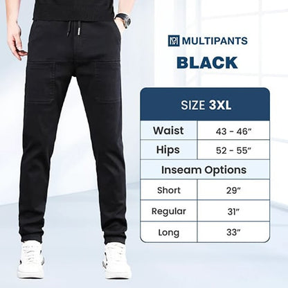 🔥VENTA CALIENTE 2025 🥰 MultiPants – Pantalones cargo duraderos, de alta elasticidad y con múltiples bolsillos