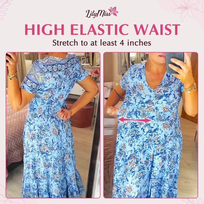 🔥 Novedades primavera 2025: 49% de descuento 🔥 Vestido con estampado floral y cuello en V
