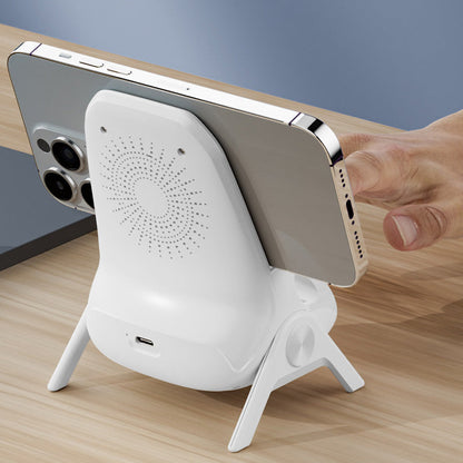 📱 50% RABATT！✨ Multifunktionale Kabellose Halterung mit Schnellladung - 360° Verstellbar mit LCD-Anzeige für Büro & Reise 🚗💻