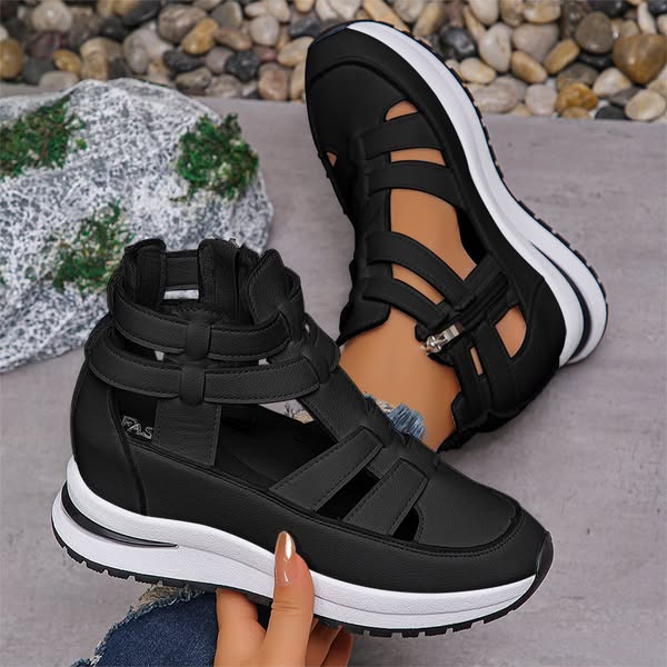 🔥Letzter Tag 60% Rabatt - Bequeme leichte Wedges mit seitlichem Reißverschluss