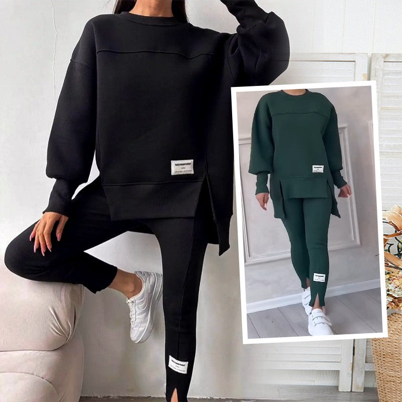 💜 LETZTER TAG DER AKTION – 50 % RABATT 💜Lässiges Sweatshirt-Leggings-Set für Frauen