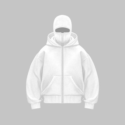 🎁 Heiße Aktion: 50 % Rabatt 🔥 Ninja Zip-Up Hoodie für Herren & Damen – Rundumschutz
