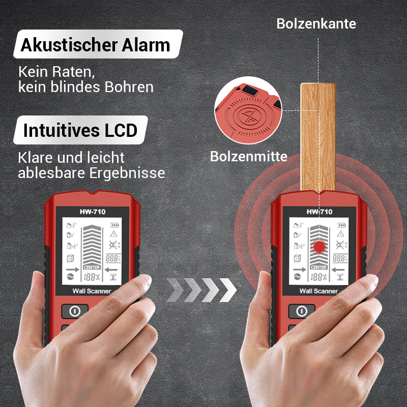 💥Begrenzte Zeit 55% Rabatt🔥Multifunktionaler Handheld Metall und Wand Detektor