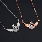 💖 50% Rabatt Geschenkangebot zum Muttertag💖Engelsflügel Strass Halskette