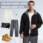 💜 LETZTER TAG DER AKTION – 50 % RABATT 💜- Herrenjacke mit doppelseitigem Fleece