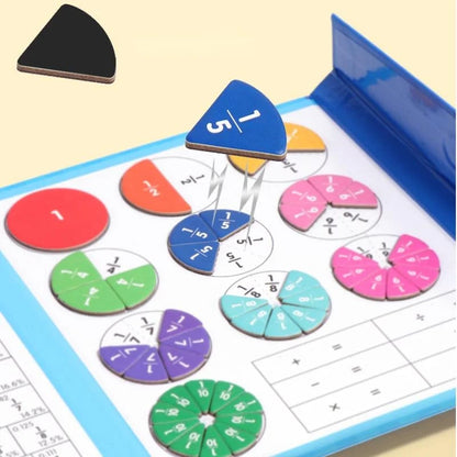 🧩 60% RABATT! 🎨 Magnetisches Bruchbuch-Puzzle für Kinder – Lehrreich, Sicher & Förderung der Feinmotorik ✨