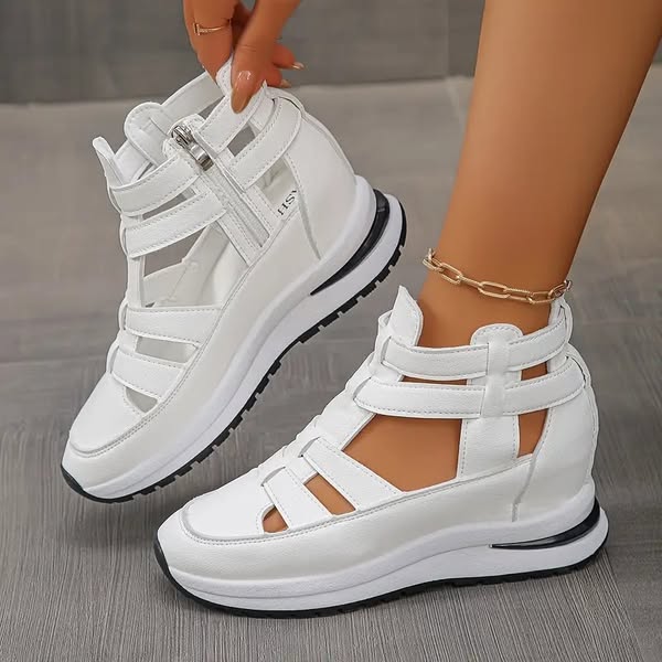 🔥Letzter Tag 60% Rabatt - Bequeme leichte Wedges mit seitlichem Reißverschluss