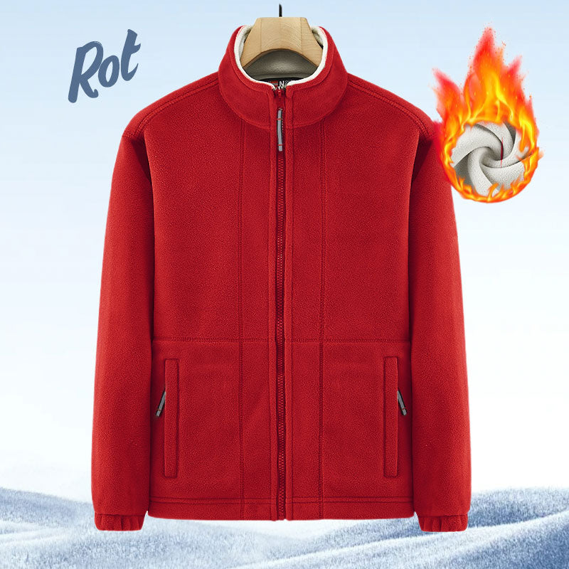 💜 LETZTER TAG DER AKTION – 50 % RABATT 💜- Herrenjacke mit doppelseitigem Fleece