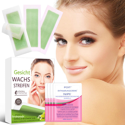 👉Glatt wie Seide, stark wie Wachs – 28 Tage ohne🔥  Rasieren50% RABATT🔥  auf 90er Pack Wachsstreifen zur Haarentfernung – Jetzt glatte Haut genießen!