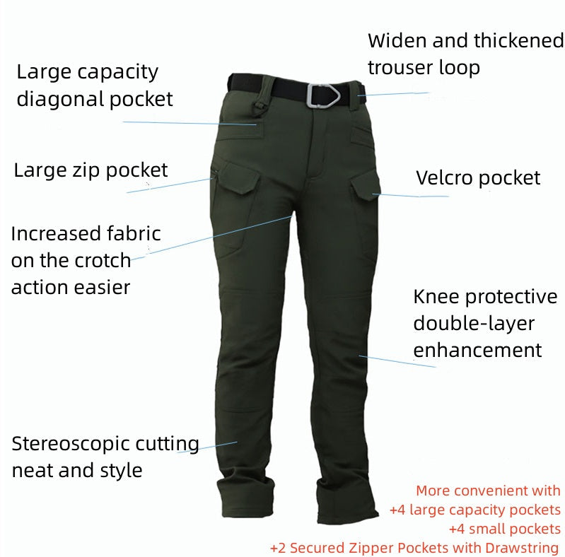 🔥Saisonaler Rabatt🔥Wasserdichte Softshell-Winterhose für Männer