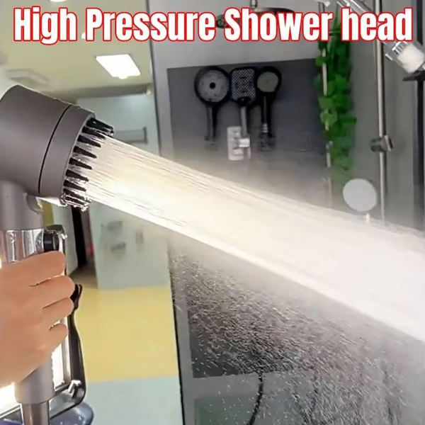 🚿Multifunktionales Hochdruck-Duschkopf-Set