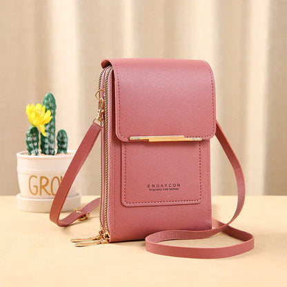 LETZTER TAG AKTION-KAUF 1 ERHALTE 1 GRATIS✨Touchscreen-Messengertasche für Damen – Handy-Ladefach, Diebstahlsicher & Wasserdicht ✨