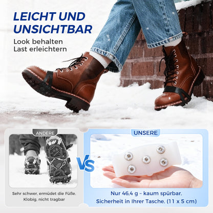 ❄️Winter Sale: Bis zu 50 % Rabatt🔥❄️ Premium Anti-Rutsch-Eis-Spikes – Die Safeste Wahl Für Einen Winter Ohne Stürze!