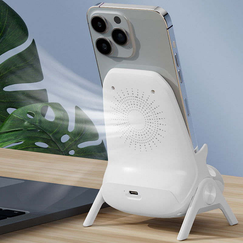 📱 50% RABATT！✨ Multifunktionale Kabellose Halterung mit Schnellladung - 360° Verstellbar mit LCD-Anzeige für Büro & Reise 🚗💻