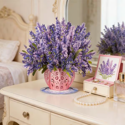 🏆 Über 75.000 Mal verkauft! 🌼💌 Immer blühende 3D-Blumen-Pop-up-Karte – mit personalisierter Liebesbotschaft und ewig blühenden Blumen.