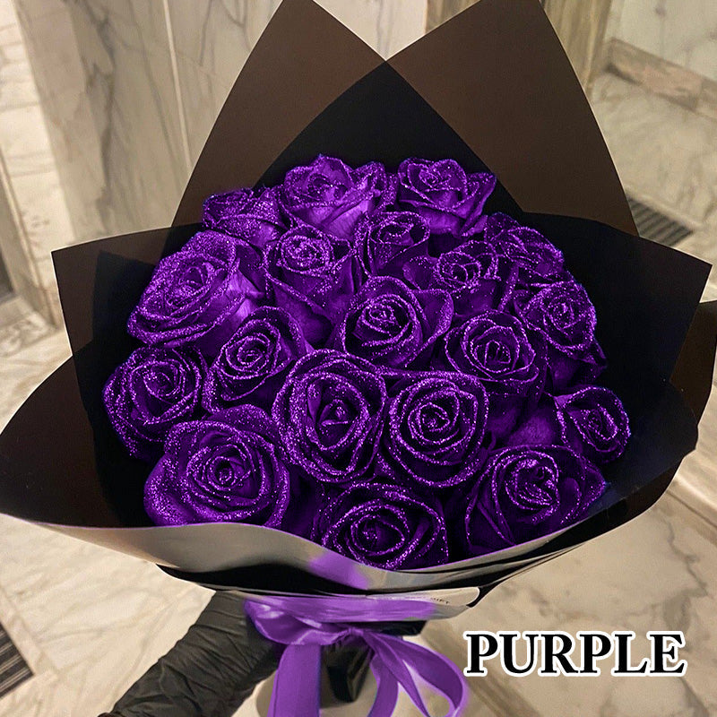 💕Glitter Everlasting Rose Bouquet💕