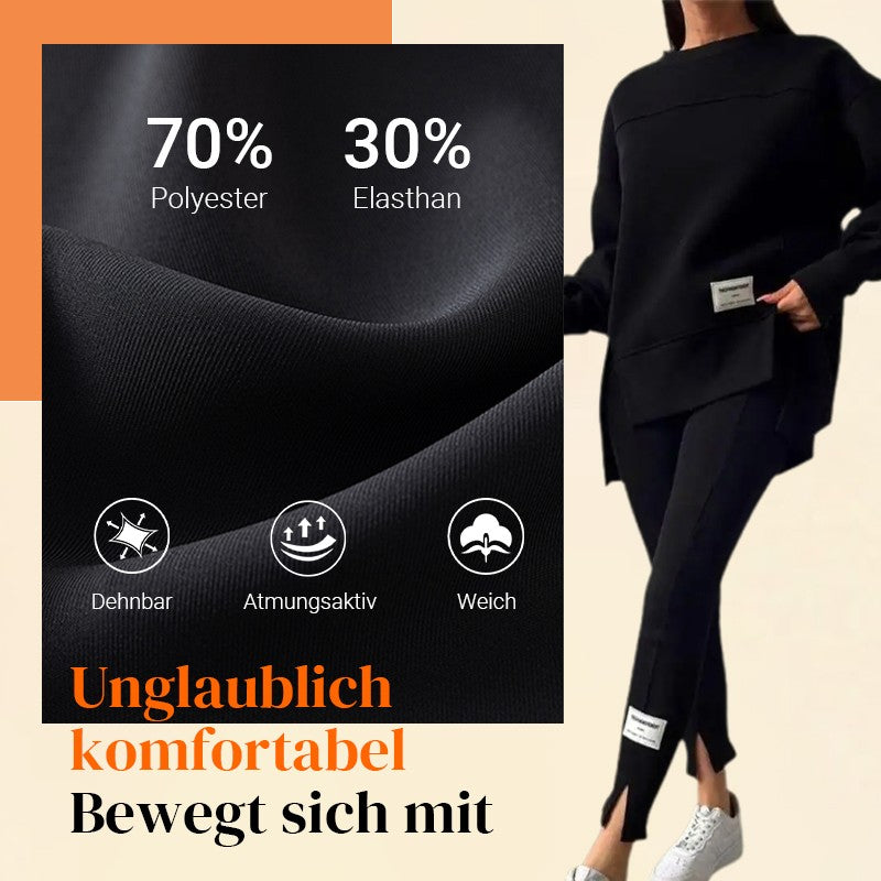 💜 LETZTER TAG DER AKTION – 50 % RABATT 💜Lässiges Sweatshirt-Leggings-Set für Frauen