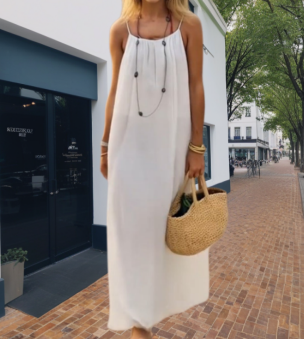👗 Trägerloses Cami-Kleid – Ultraleicht & atmungsaktiv für elegante Sommerabende 👒 Perfekt für Strand, Gartenparty und besondere Anlässe – Qualität, die begeistert.